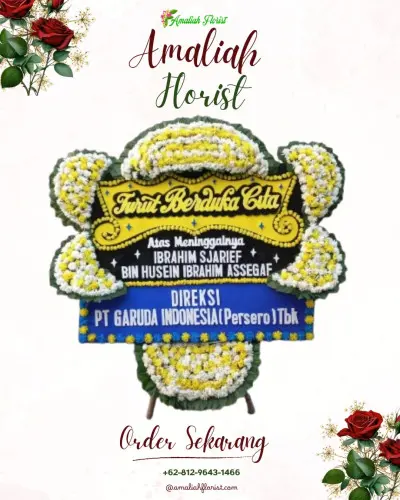 Papan Bunga Duka di Candiretno