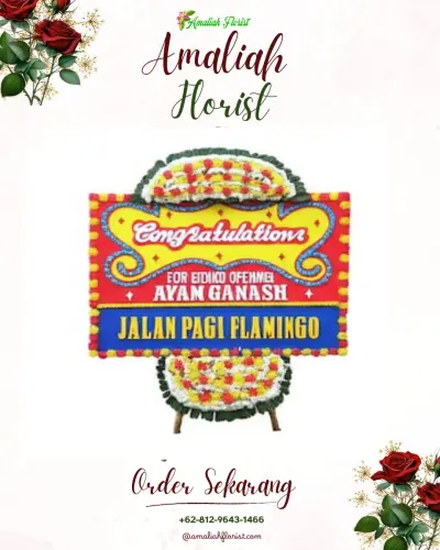 Bunga Papan Congratulation di Candiretno